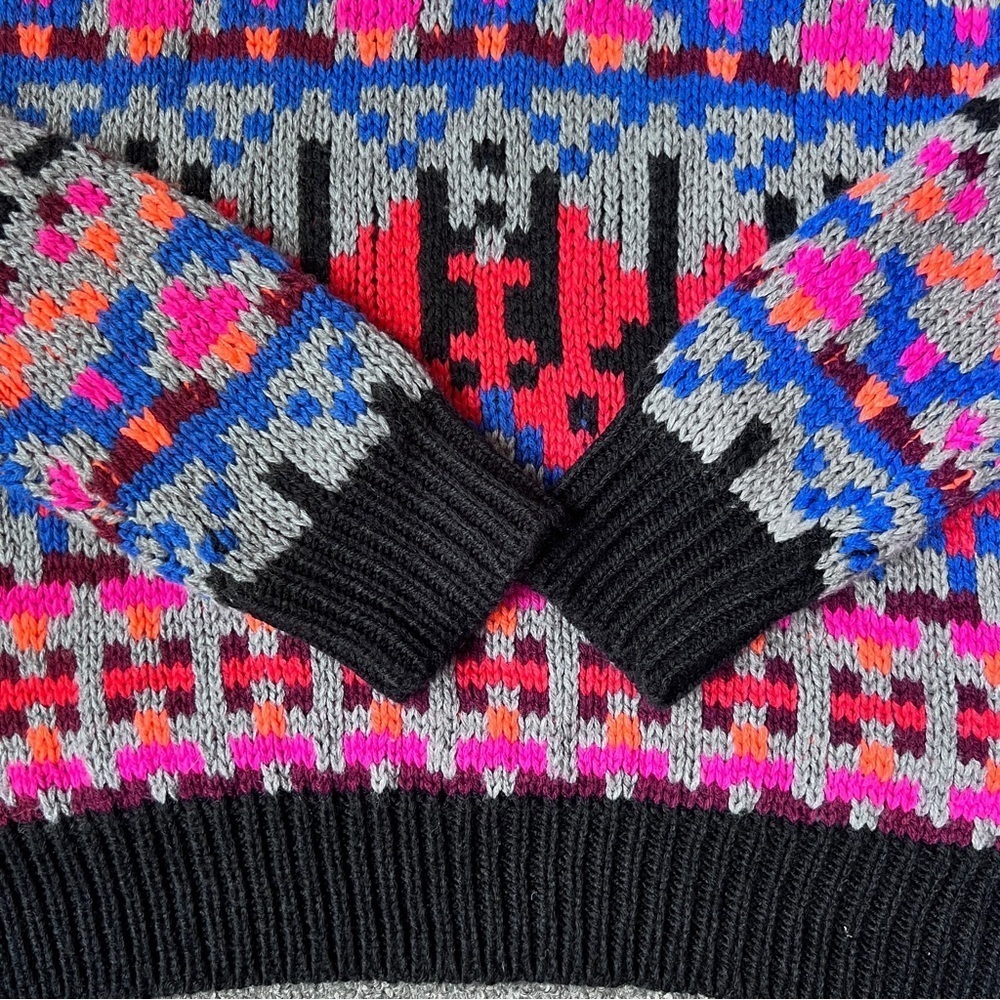 Allison Joy Chunky Knit Multi Color Sweater Small - Picture 4 of 9